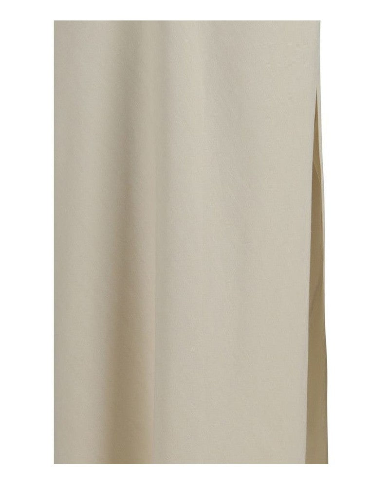 Brunello Cucinelli Beige Viscose Long Skirt 