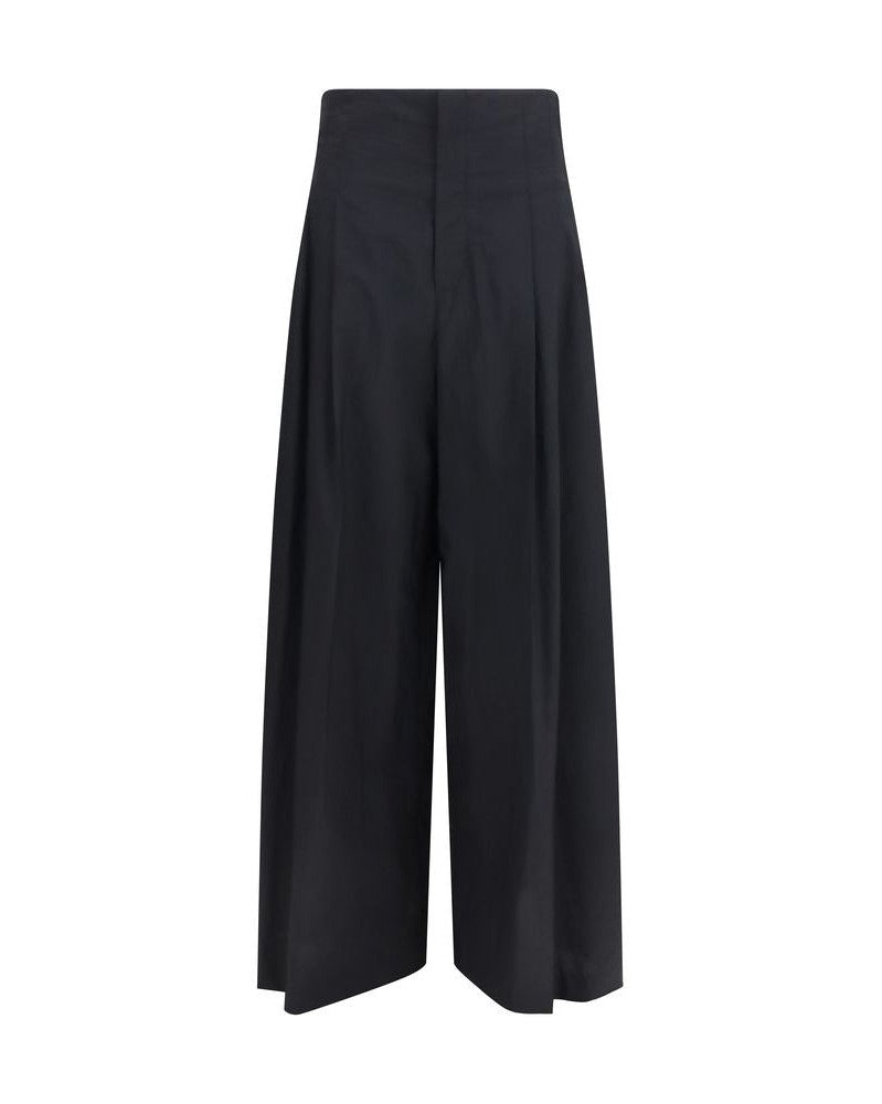 Brunello Cucinelli Black Cotton Casual Pant Glam Steals