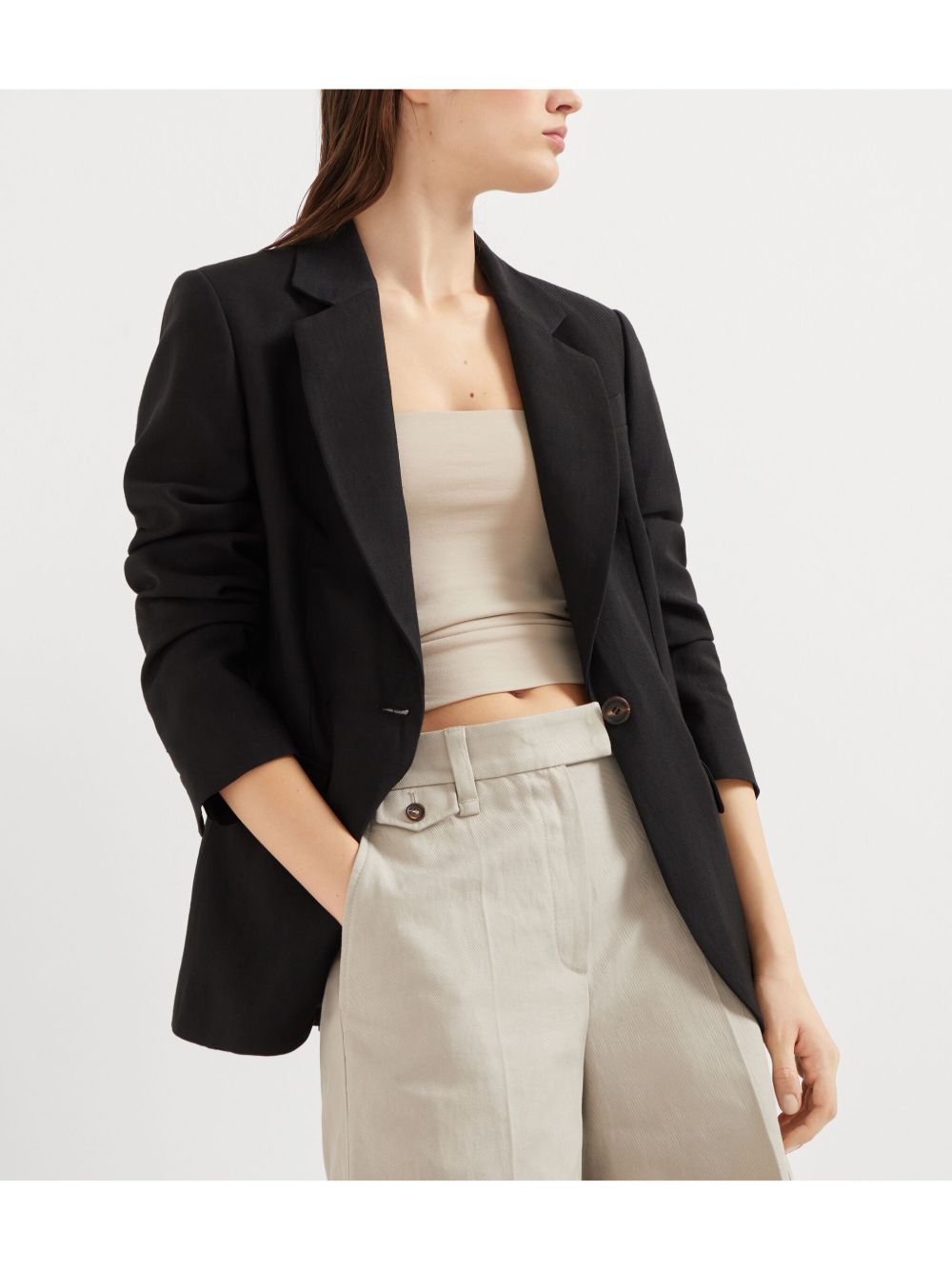 Brunello Cucinelli Black Jacket Glam Steals
