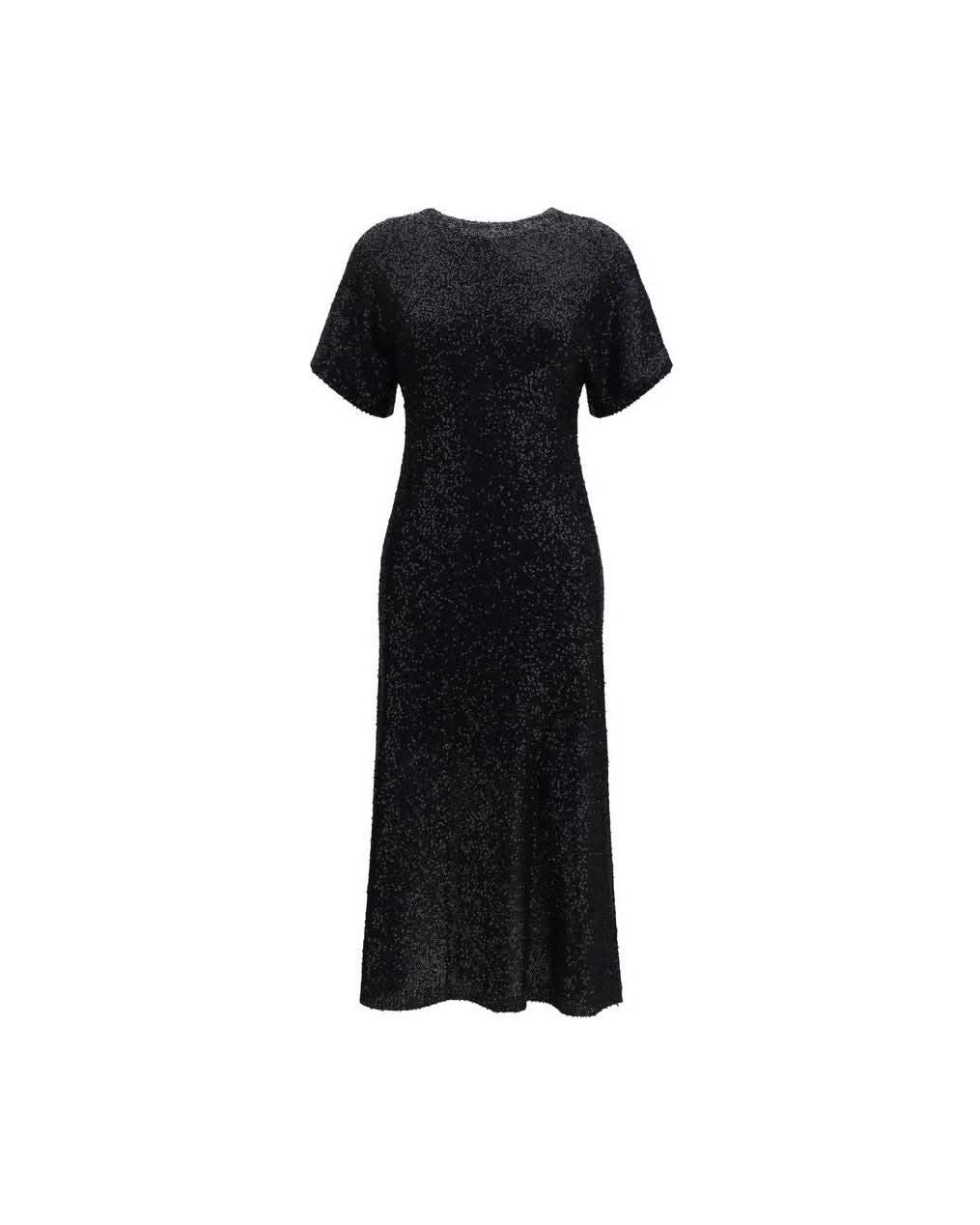 Brunello Cucinelli Black Linen Cocktail Dress 