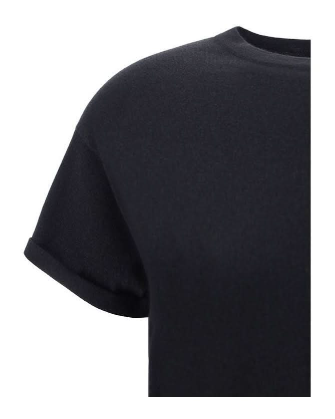 Brunello Cucinelli Black Nylon T-shirt Glam Steals