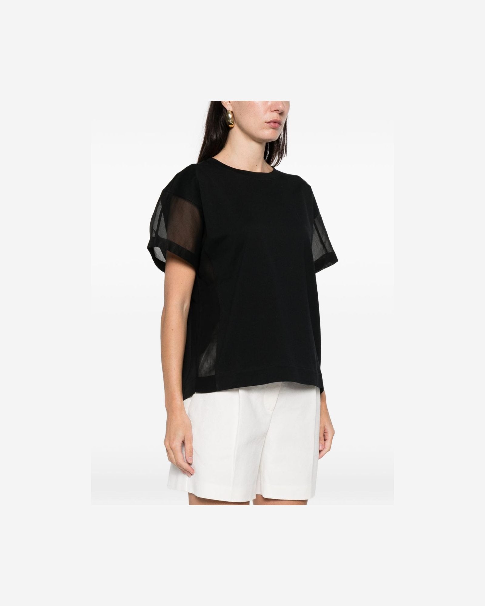 Brunello Cucinelli Black Polo T-shirt Glam Steals