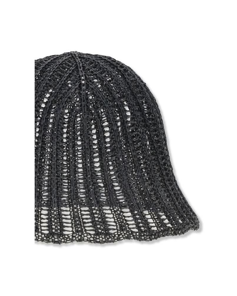 Brunello Cucinelli Black Raffia Hat Glam Steals