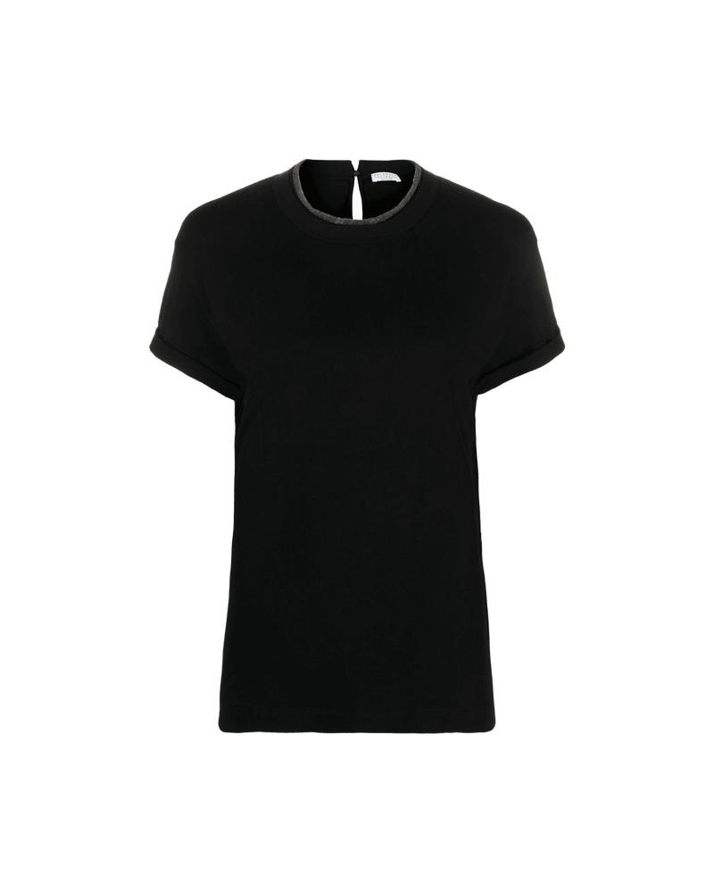 Brunello Cucinelli Black T-shirt Glam Steals