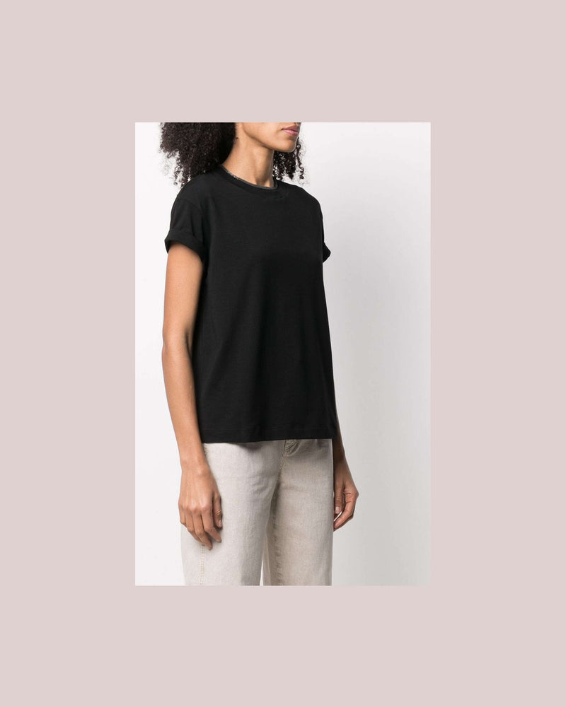 Brunello Cucinelli Black T-shirt and Polo Glam Steals