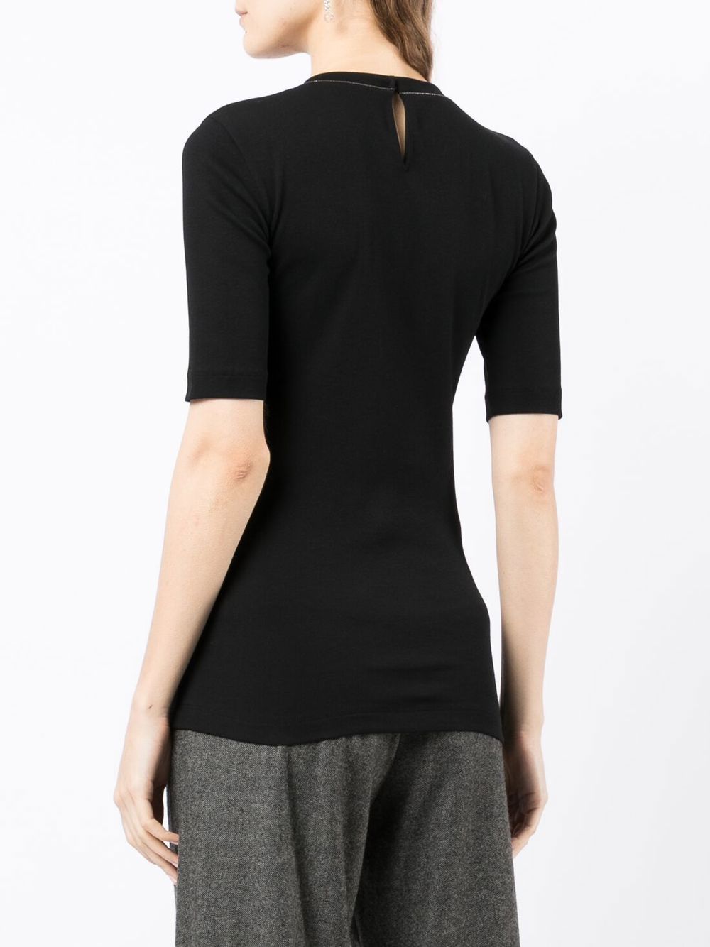 Brunello Cucinelli Black T-shirt and Polo Glam Steals