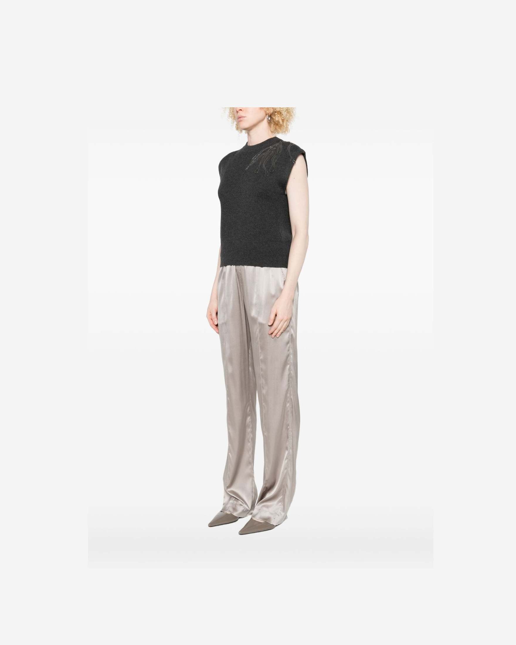 Brunello Cucinelli Black Top Glam Steals