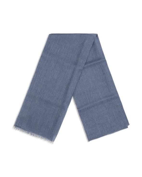 Brunello Cucinelli Blue Cashmere Scarf 
