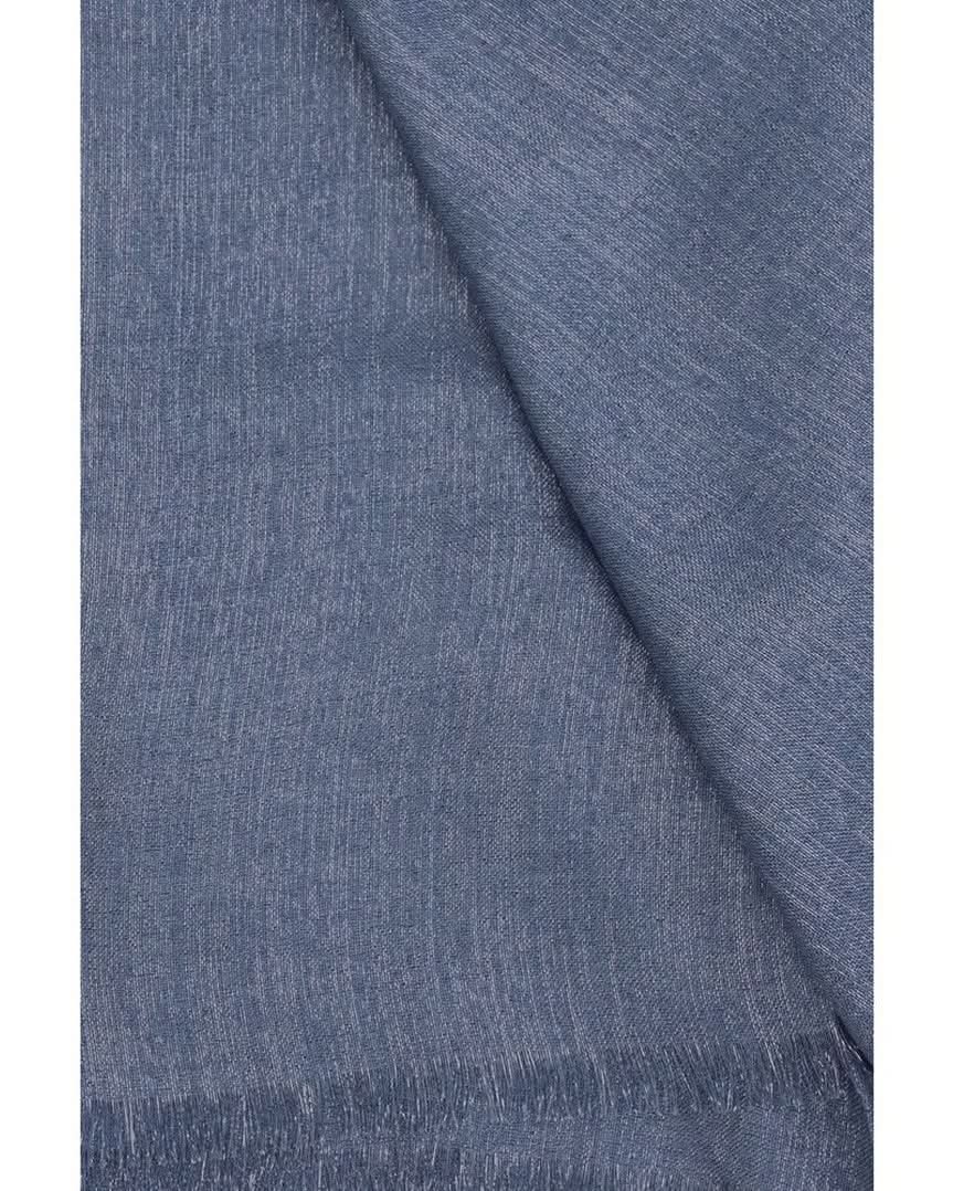 Brunello Cucinelli Blue Cashmere Scarf 