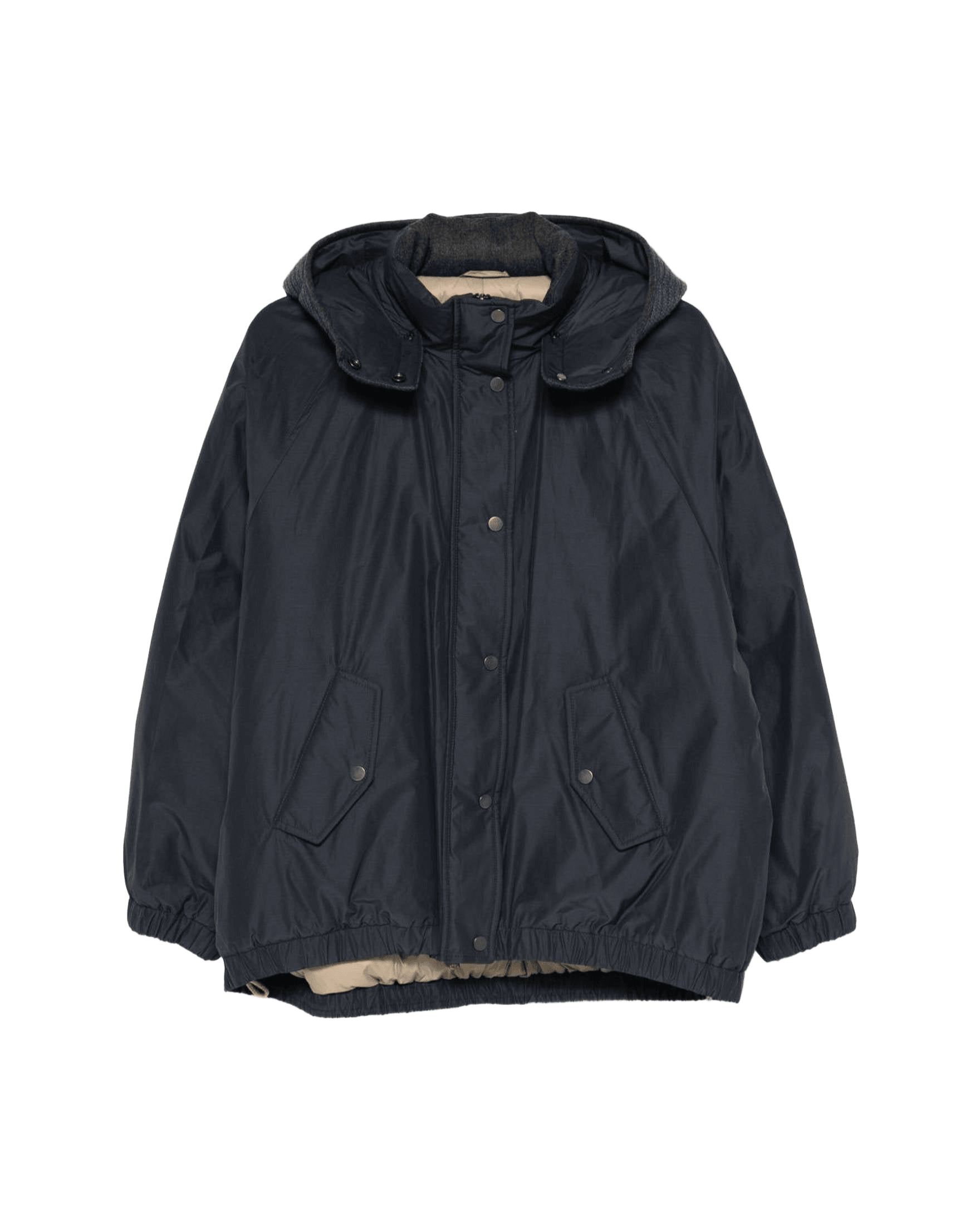 Brunello Cucinelli Blue Coat Glam Steals