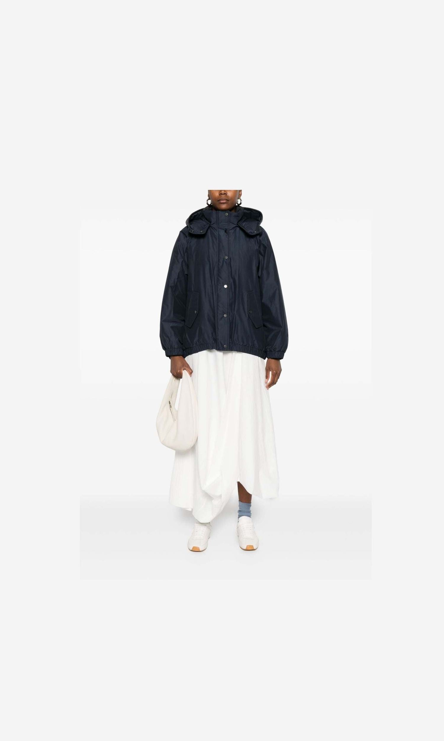 Brunello Cucinelli Blue Coat Glam Steals