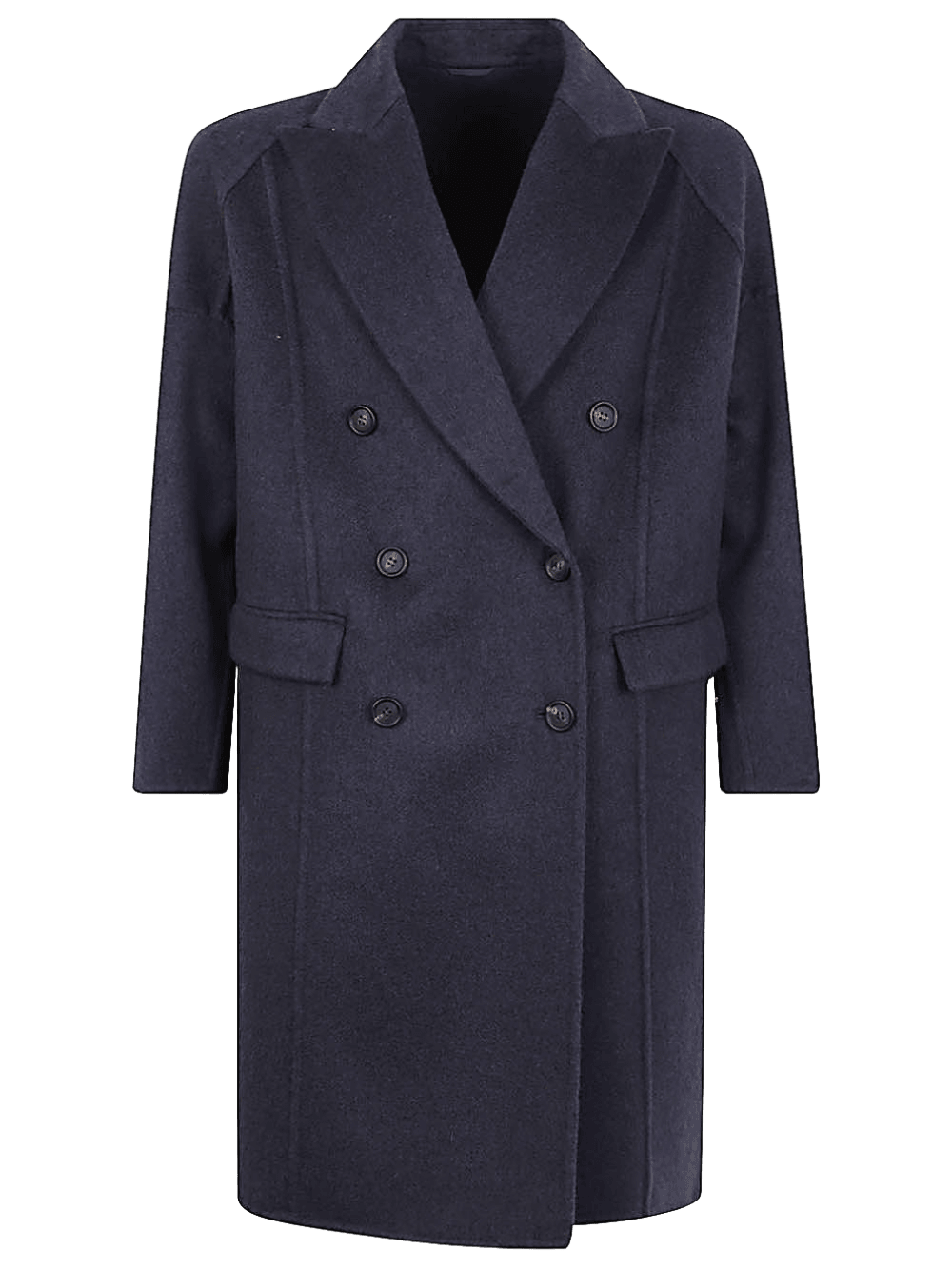 Brunello Cucinelli Blue Coat Glam Steals