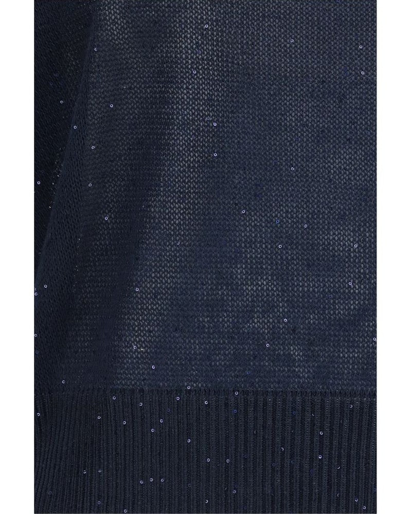Brunello Cucinelli Blue Cotton Sweatshirt Glam Steals