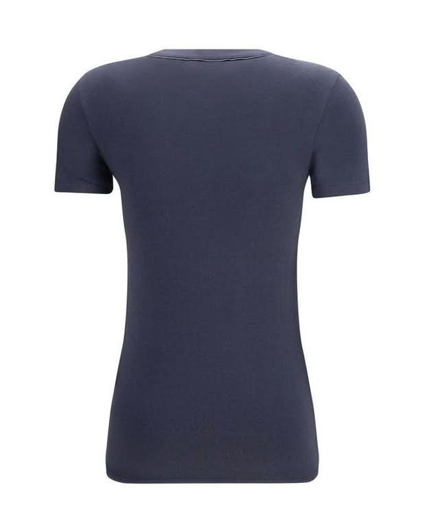 Brunello Cucinelli Blue Cotton T-shirt 