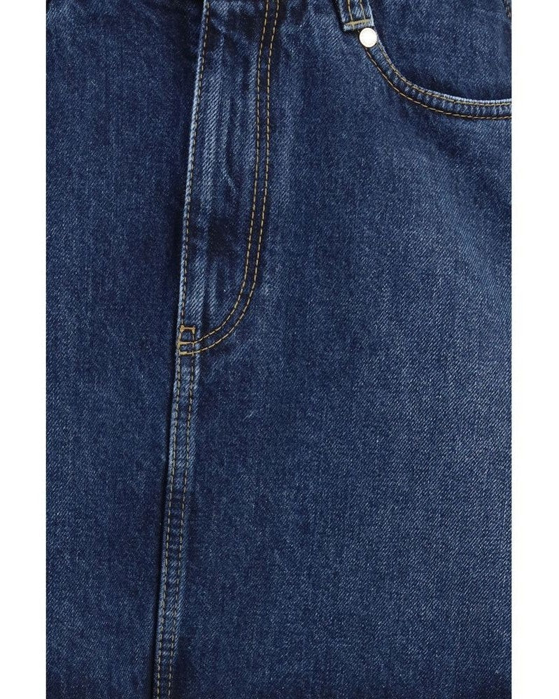 Brunello Cucinelli Blue Denim Skirt Glam Steals