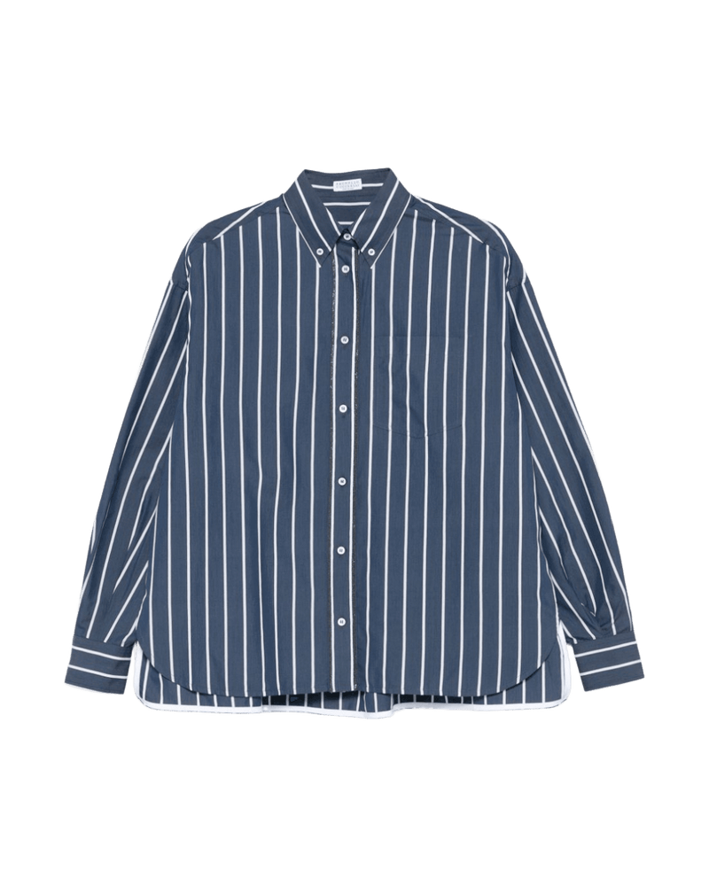 Brunello Cucinelli Blue Shirt Glam Steals