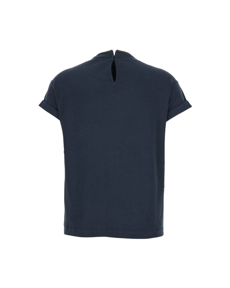 Brunello Cucinelli Blue T-shirt and Polo Glam Steals