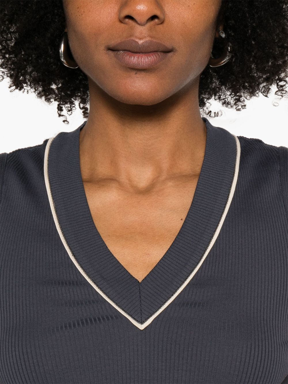 Brunello Cucinelli Blue Top Glam Steals