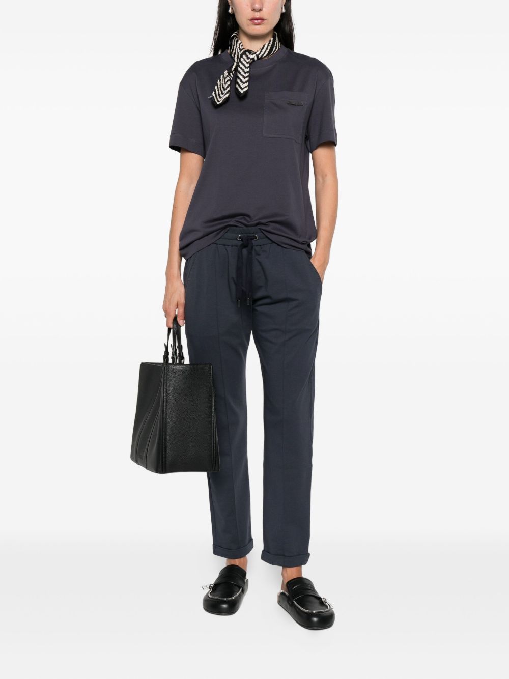 Brunello Cucinelli Blue Trouser Glam Steals