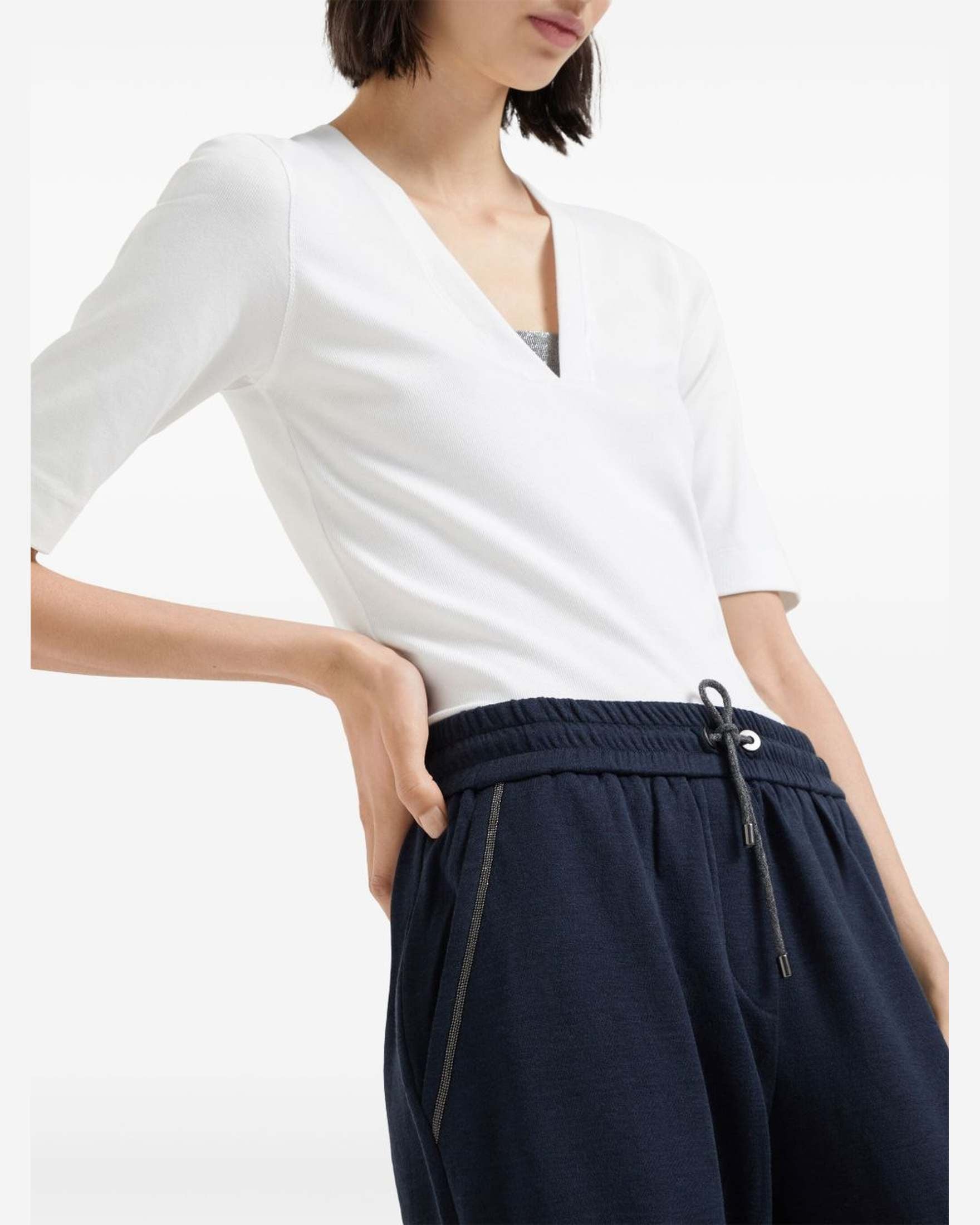 Brunello Cucinelli Blue Trouser Glam Steals