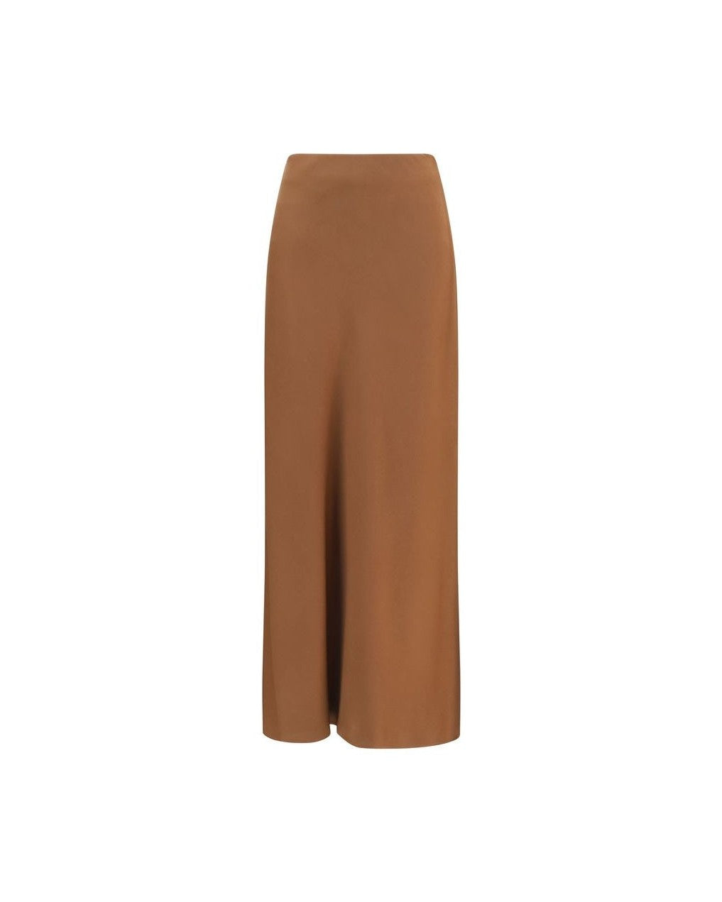Brunello Cucinelli Brown Acetate Midi Skirt