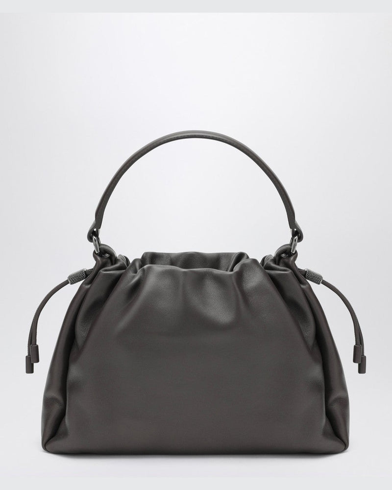 Brunello Cucinelli Brown Bucket Mellow Small Bag Glam Steals