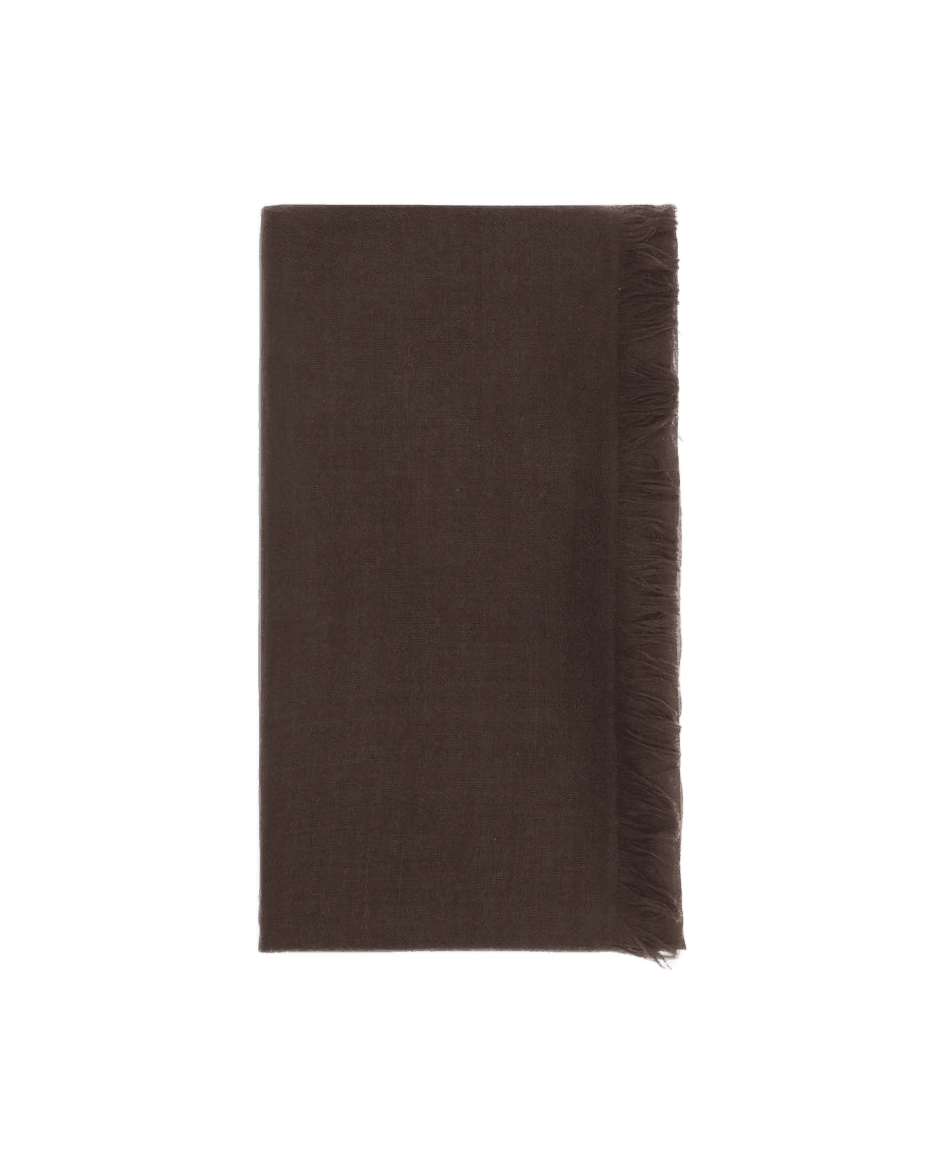 Brunello Cucinelli Brown Cashmere Scarf Glam Steals