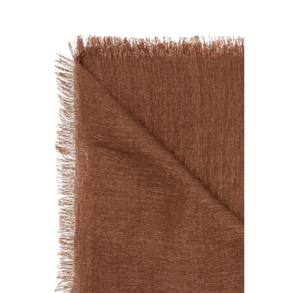 Brunello Cucinelli Brown Cashmere Scarf Glam Steals