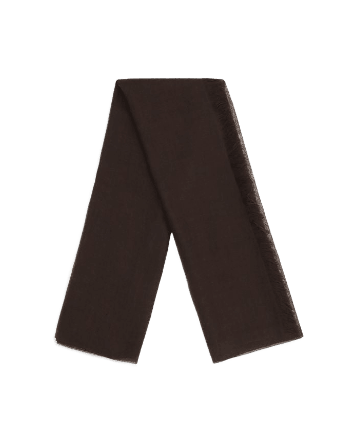 Brunello Cucinelli Brown Cashmere Scarf Glam Steals