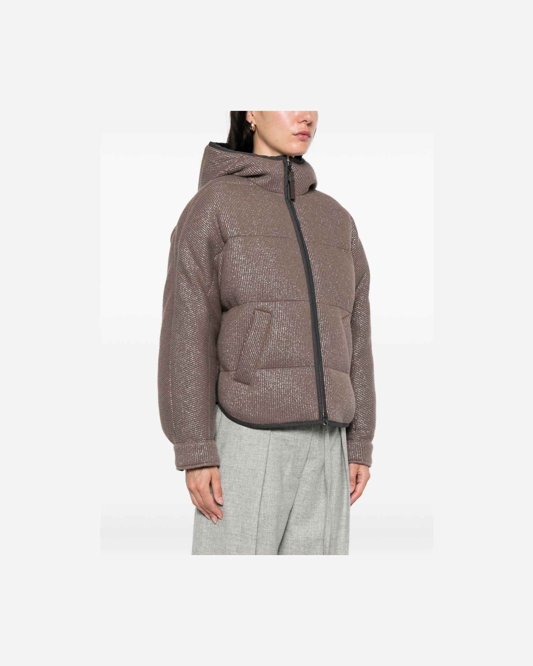 Brunello Cucinelli Brown Coat Glam Steals