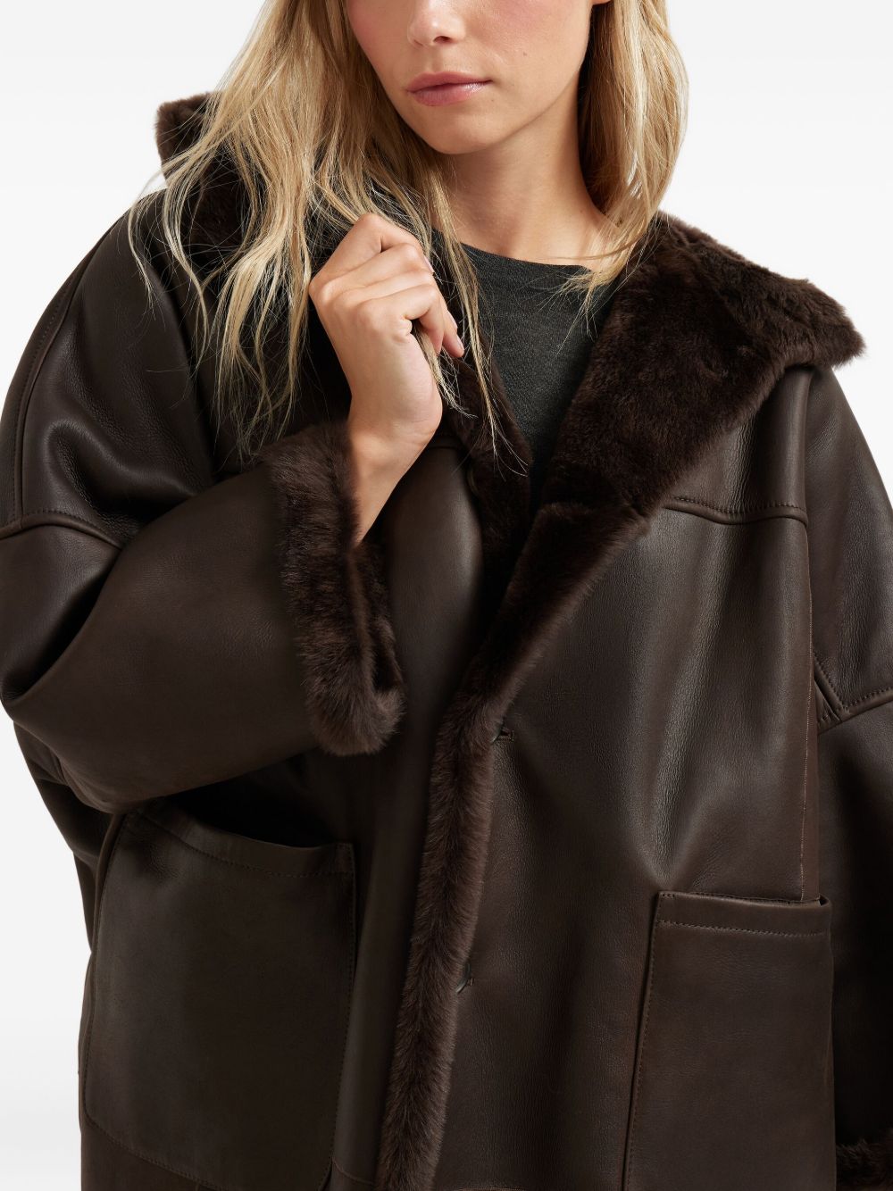 Brunello Cucinelli Brown Coat Glam Steals
