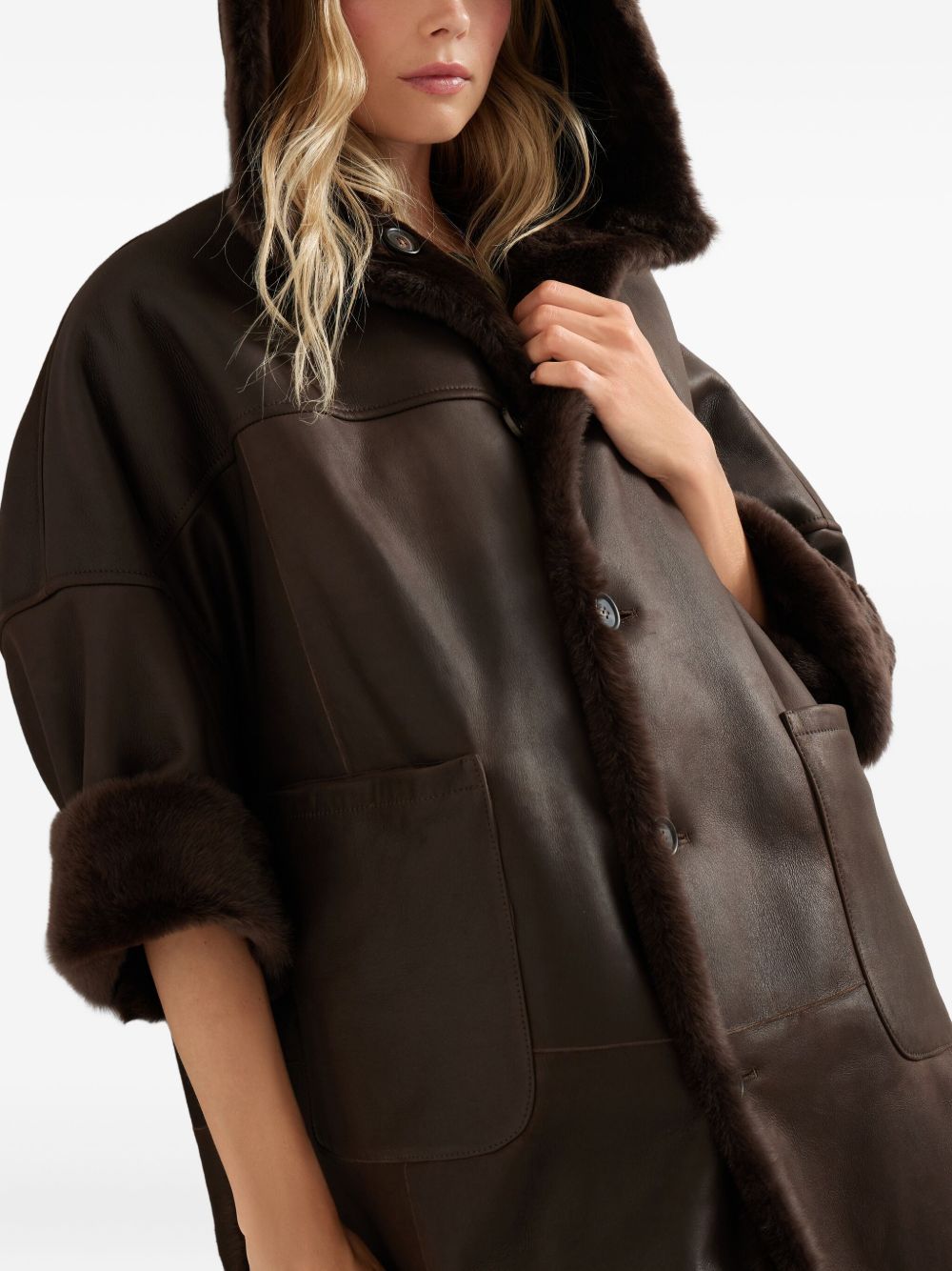 Brunello Cucinelli Brown Coat Glam Steals