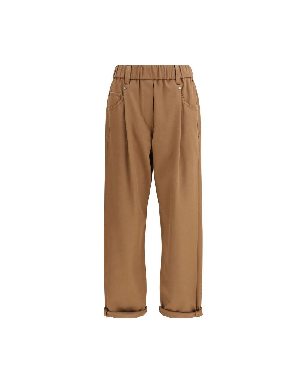 Brunello Cucinelli Brown Cotton Pant