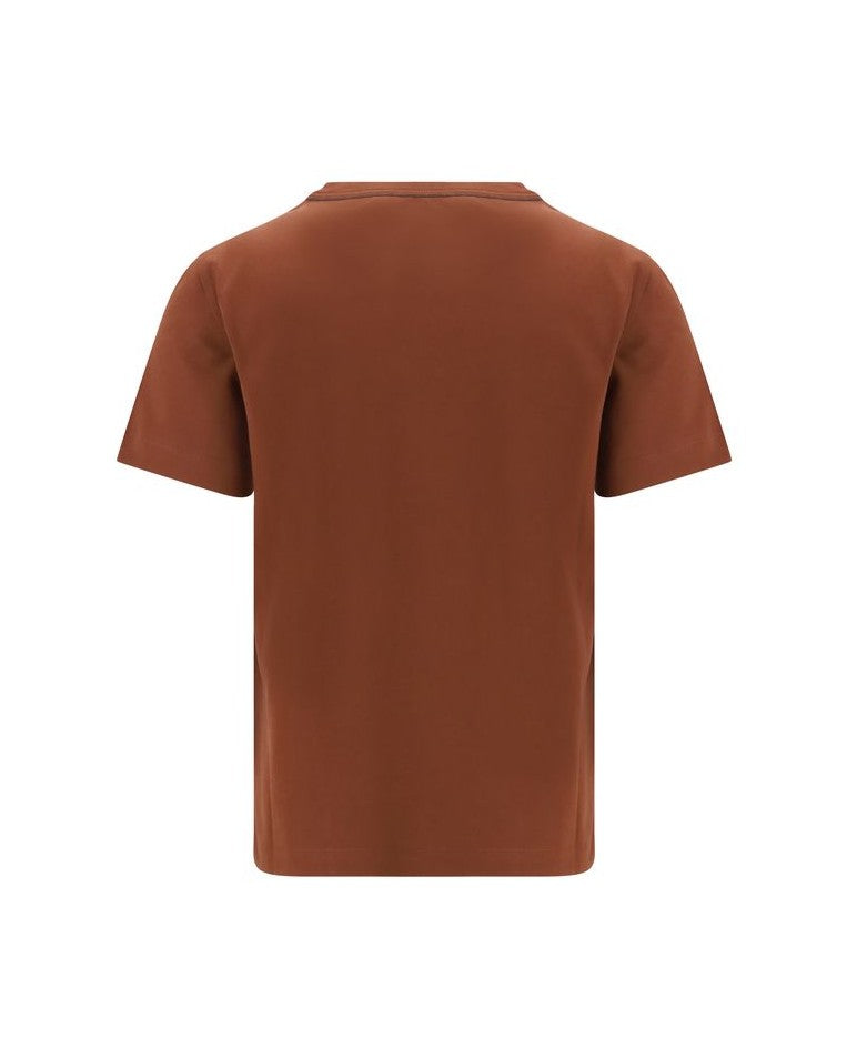 Brunello Cucinelli Brown Cotton T-shirt