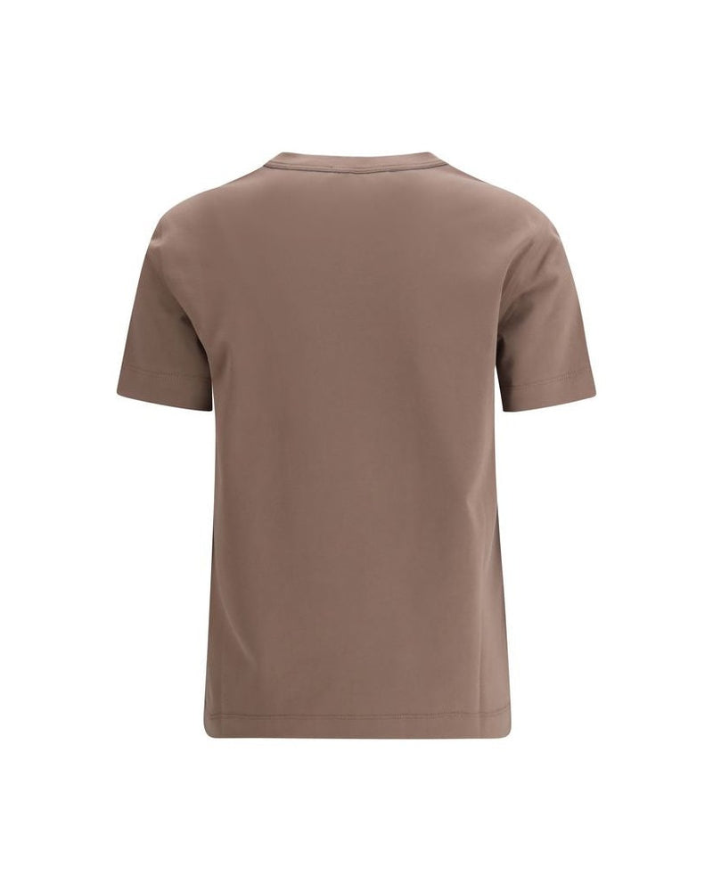 Brunello Cucinelli Brown Cotton T-shirt Glam Steals