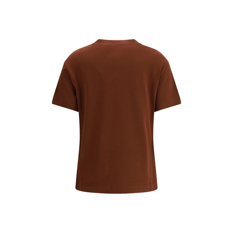 Brunello Cucinelli Brown Cotton T-shirt Glam Steals