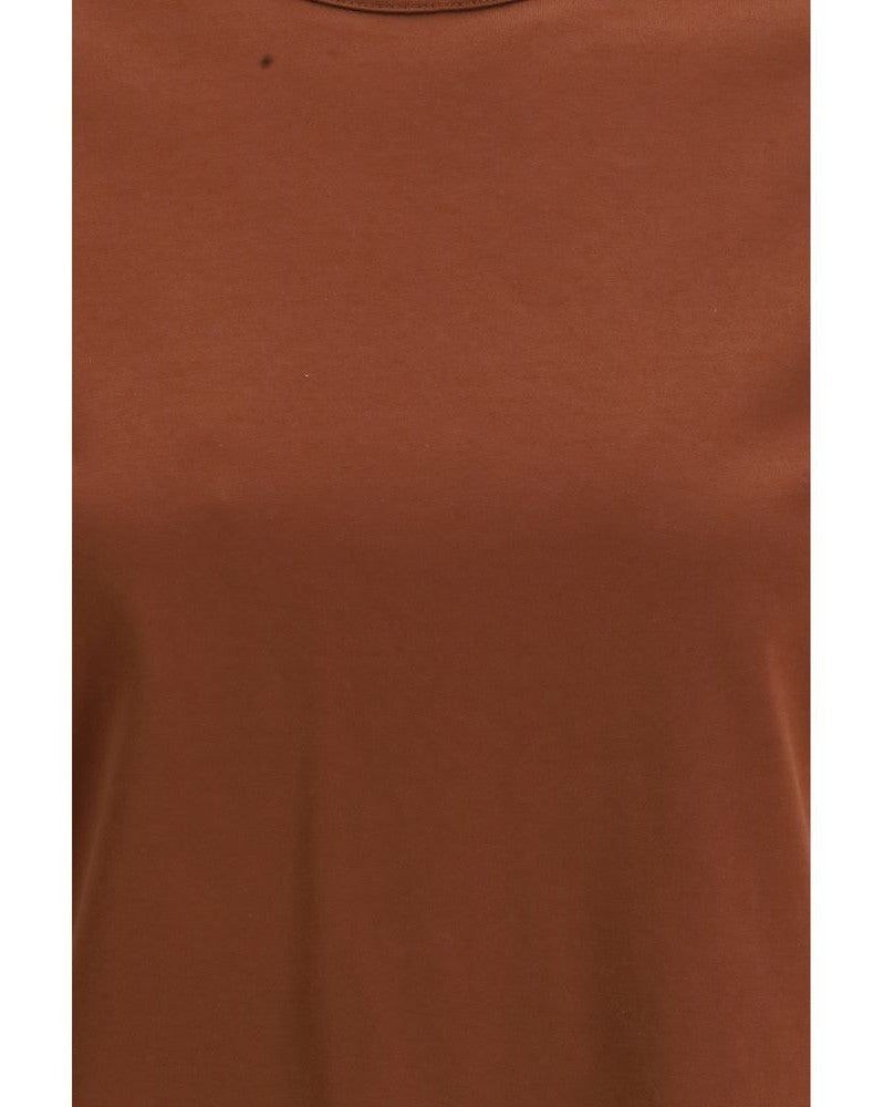 Brunello Cucinelli Brown Cotton T-shirt