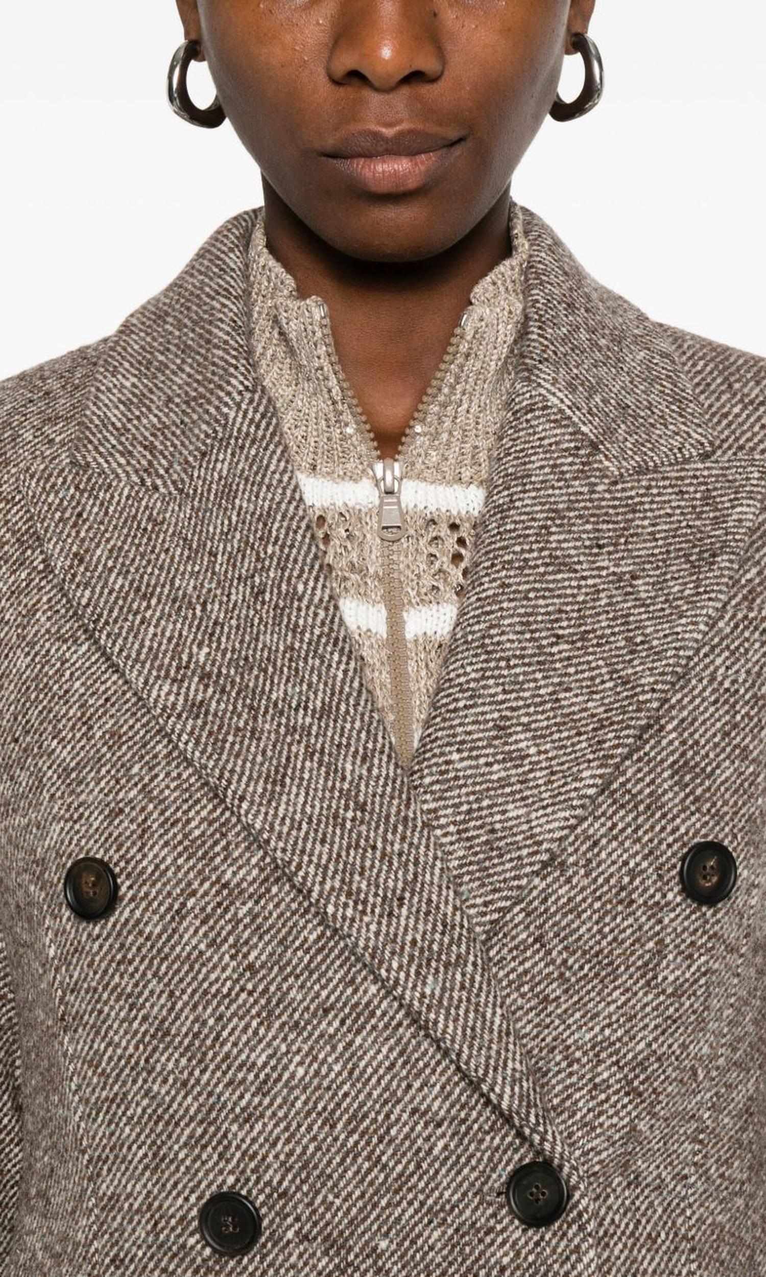 Brunello Cucinelli Brown Jacket Glam Steals