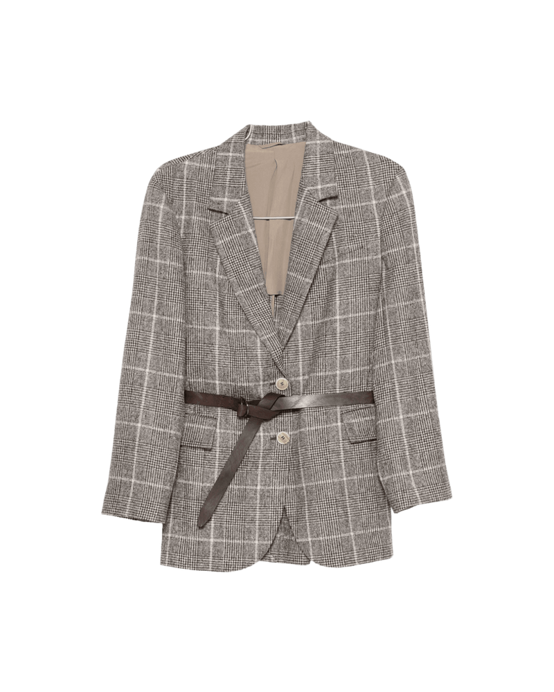 Brunello Cucinelli Brown Jacket Glam Steals