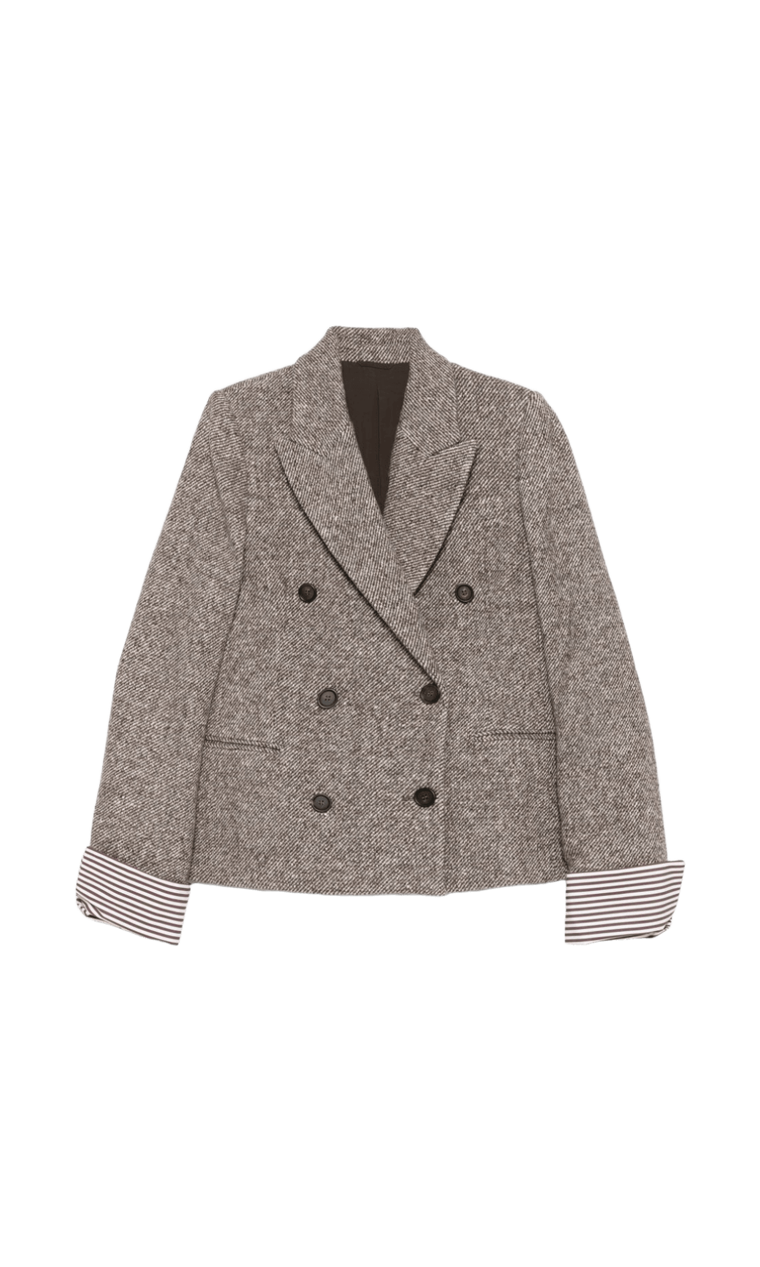 Brunello Cucinelli Brown Jacket Glam Steals