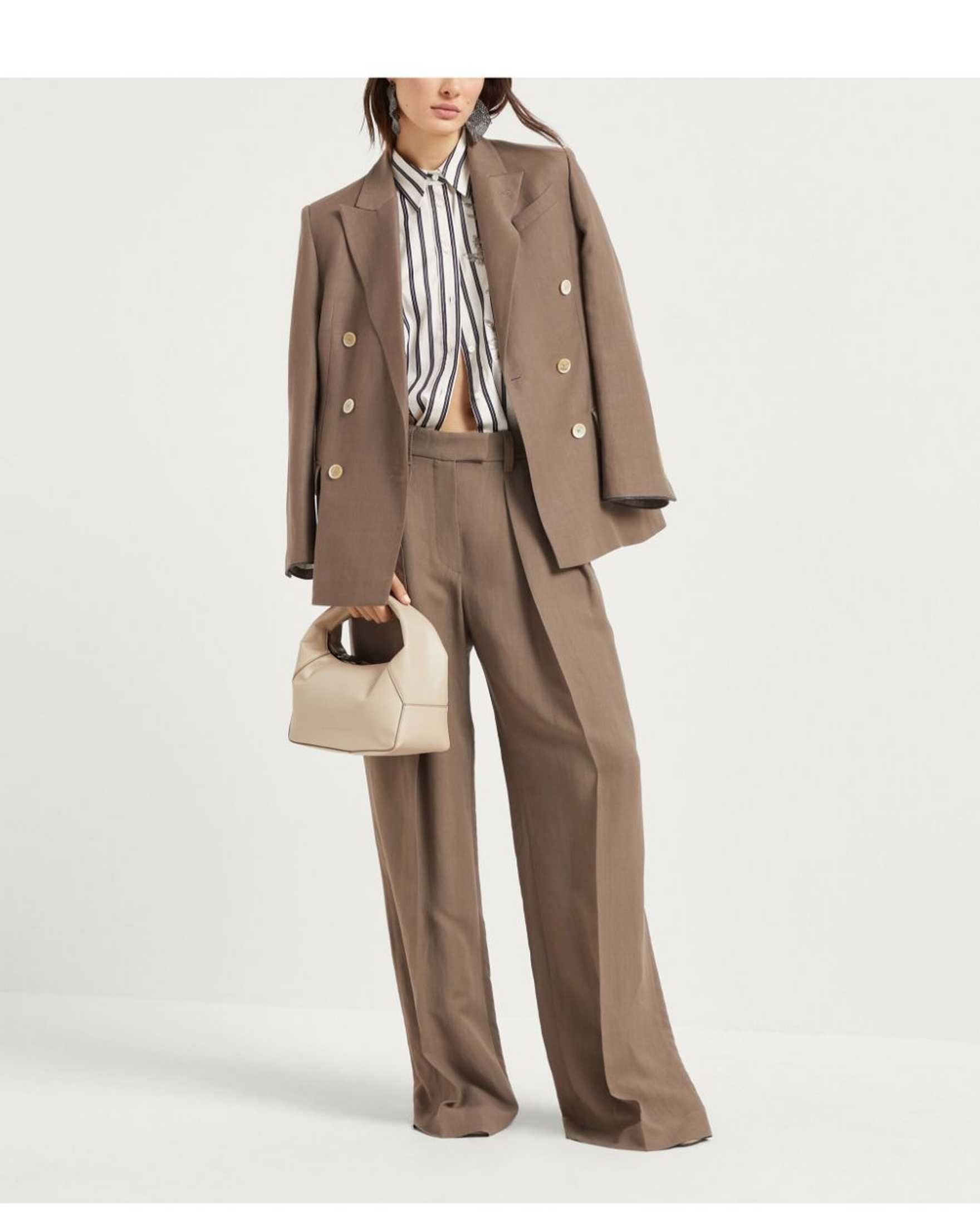 Brunello Cucinelli Brown Jacket Glam Steals