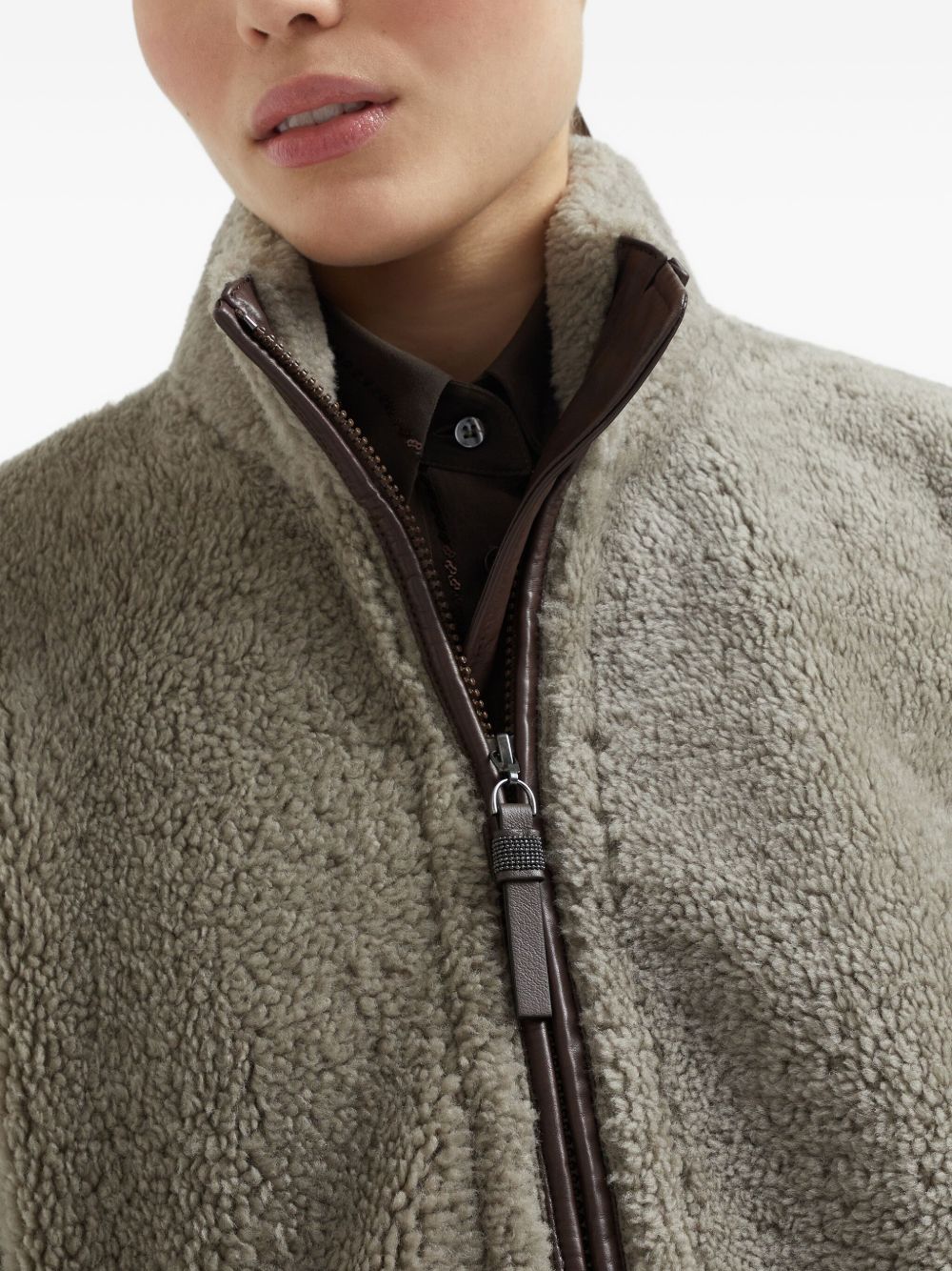 Brunello Cucinelli Brown Jacket Glam Steals