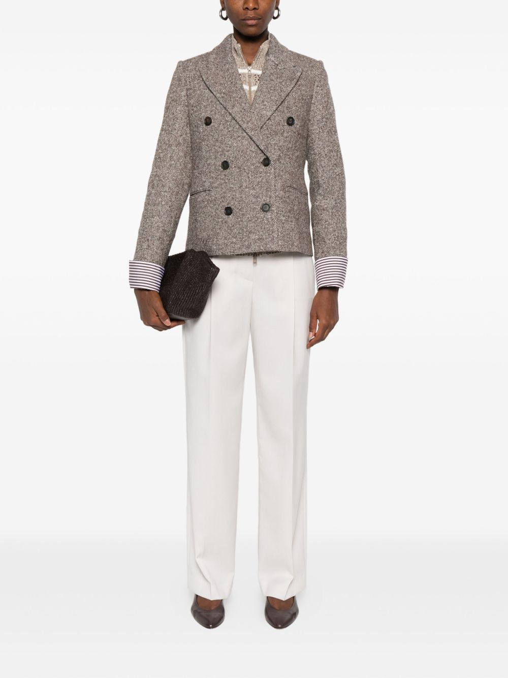 Brunello Cucinelli Brown Jacket Glam Steals