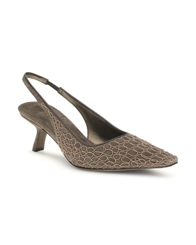 Brunello Cucinelli Brown Leather High Heel Pumps Glam Steals