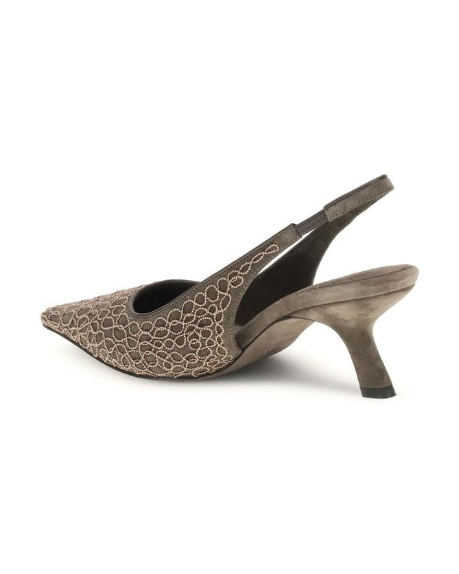 Brunello Cucinelli Brown Leather High Heel Pumps Glam Steals