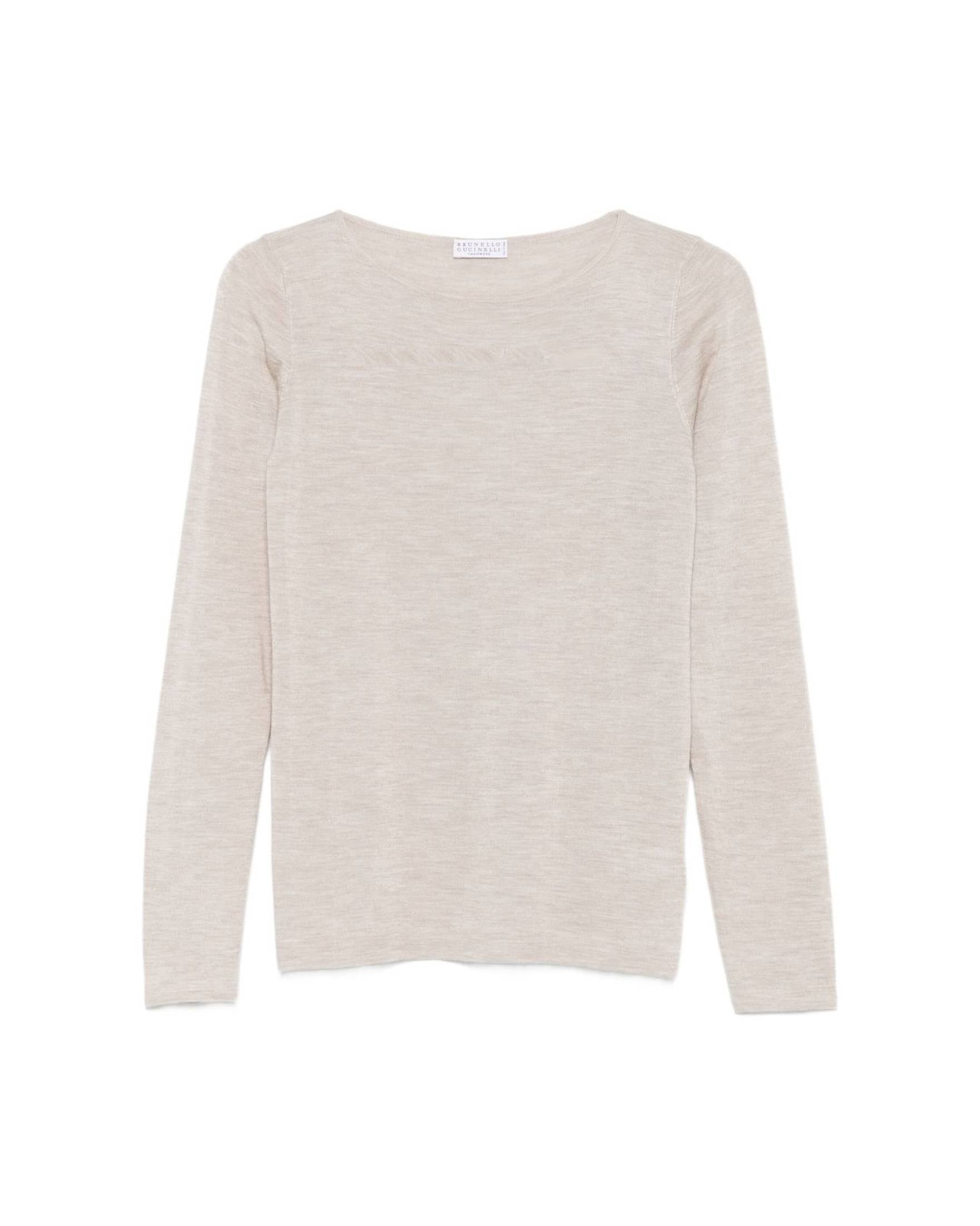 Brunello Cucinelli Brown Leather Sweater Glam Steals