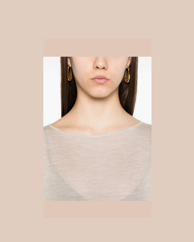 Brunello Cucinelli Brown Leather Sweater Glam Steals