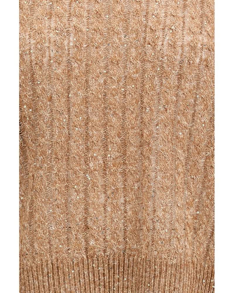 Brunello Cucinelli Brown Linen Sweatshirt 
