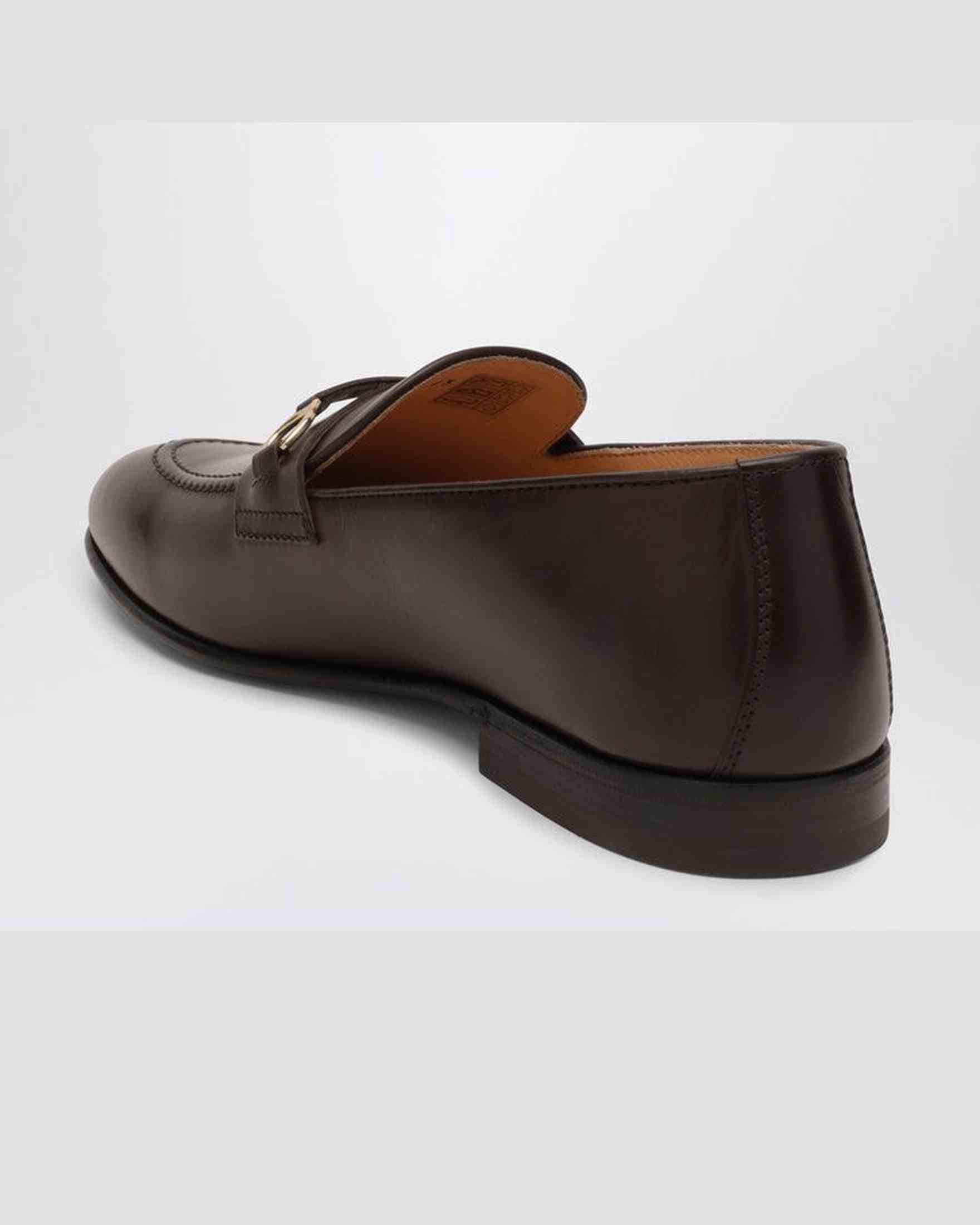 Brunello Cucinelli Brown Loafers with Bit Glam Steals