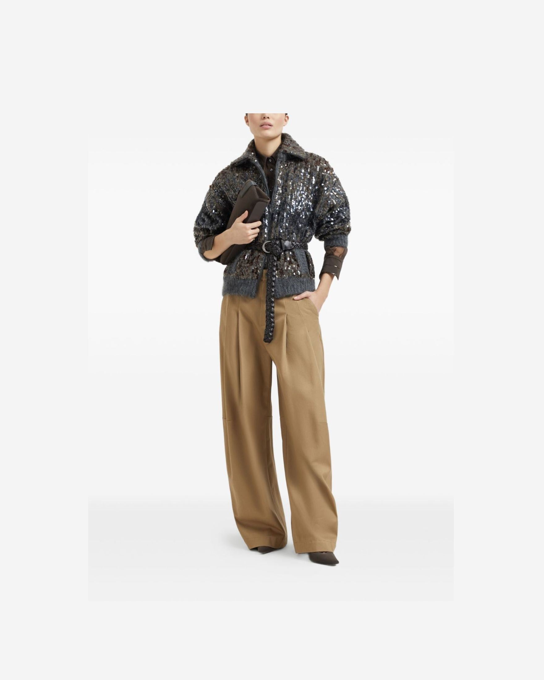 Brunello Cucinelli Brown Shirt Glam Steals